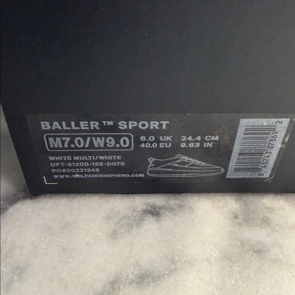 Wolf & Shepherd Women’s Baller Sport Sneakers - White/Cream Leather - Size 9 - Picture 9 of 9